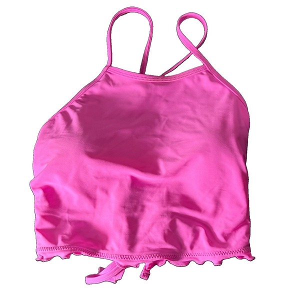 O'Rageous Other - Juniors O'rageous Fuchsia Adjustable High Neck Tank Top Bikini Size Medium NWT